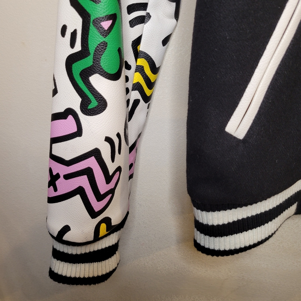 Joyrich x Keith Haring Varsity Jacket Men's Size Large - Picture 11 of 15